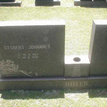 BOTES Gysbert Johannes 1917-1970