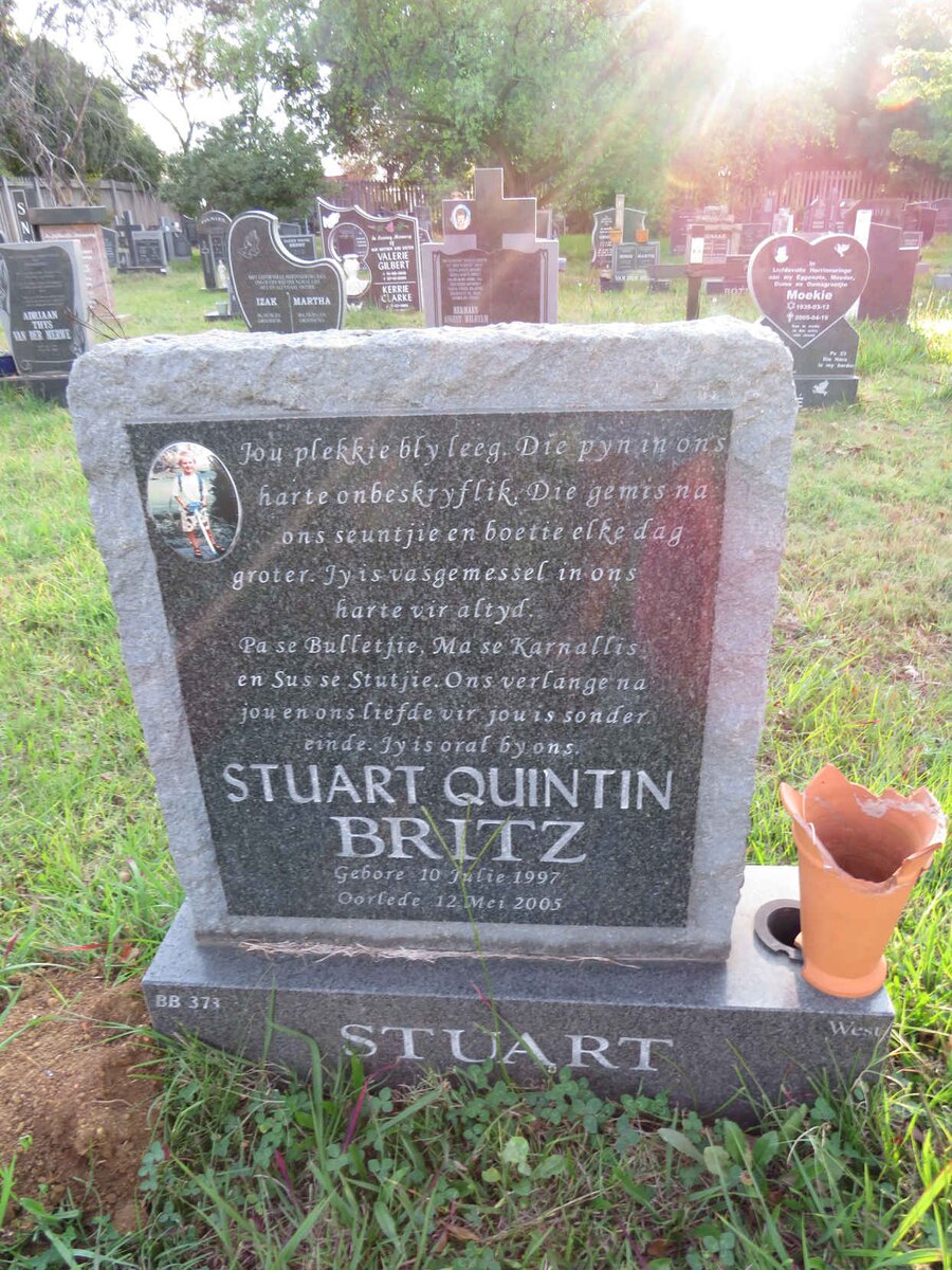 BRITZ Stuart Quintin 1997-2005