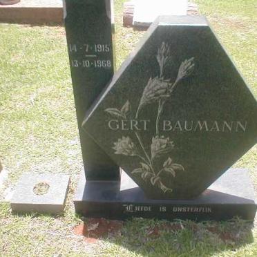BAUMANN Gert 1915-1968