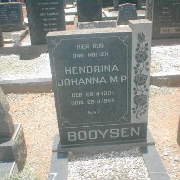 BOOYSEN Hendrina Johanna M.P. 1901-1965
