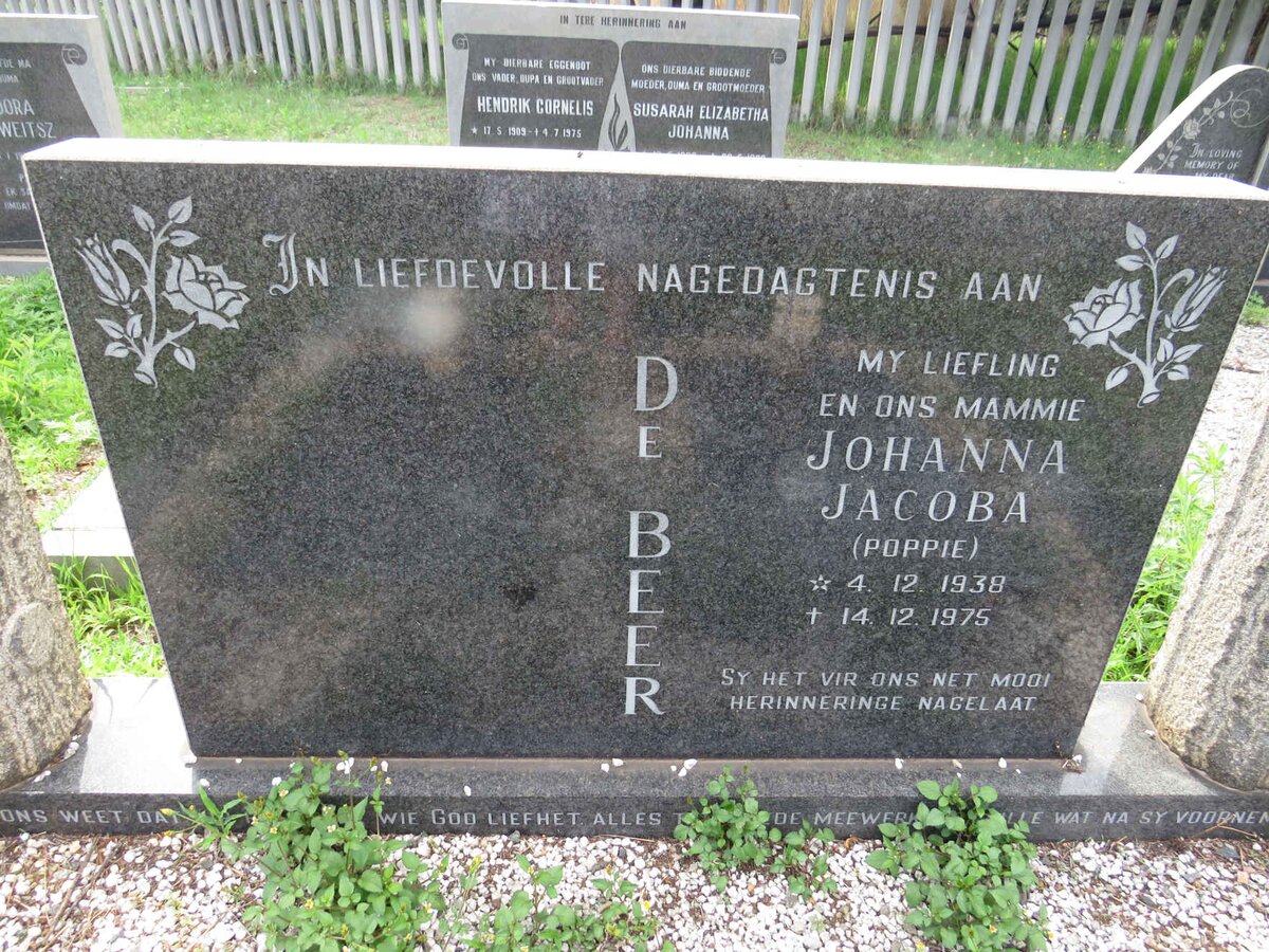 BEER Johanna Jacoba, de 1938-1975