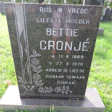 CRONJÉ Bettie 1889-1978