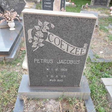 COETZEE Petrus Jacobus 1905-1971