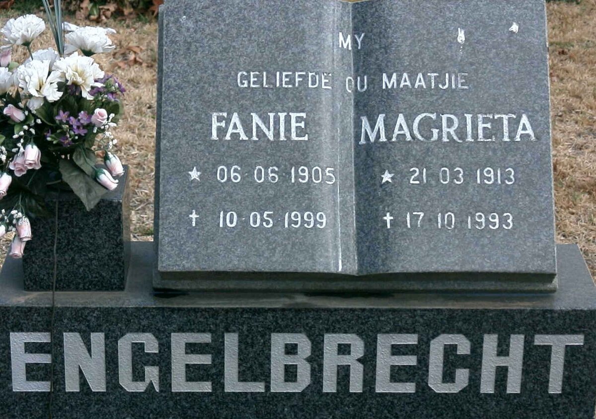 ENGELBRECHT Fanie 1905-1999 &amp; Magrieta 1913-1993