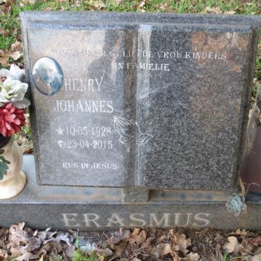ERASMUS Henry Johannes 1928-2015