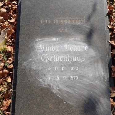 GELDENHUYS Linda Lenore 1923-1970