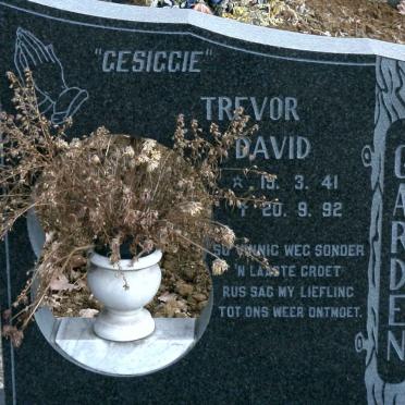 GARDEN Trevor David 1941-1992