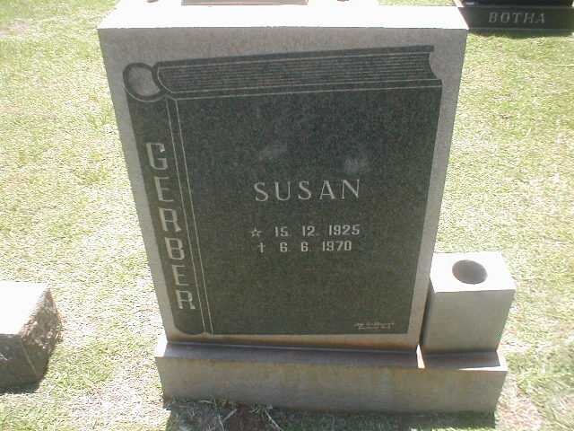 GERBER Susan 1925-1970