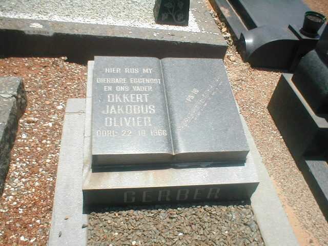 GERBER Okkert Jakobus Olivier -1966