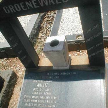 GROENEWALD Walter -1986