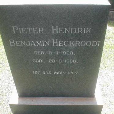 HECKROODT Pieter Hendrik Benjamin 1923-1966
