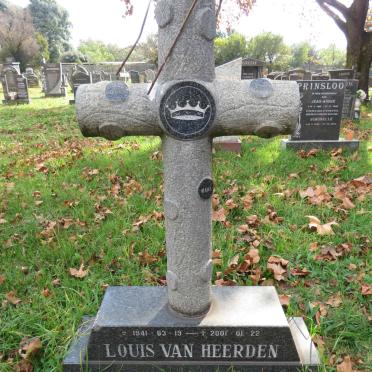HEERDEN Louis, van 1941-2001