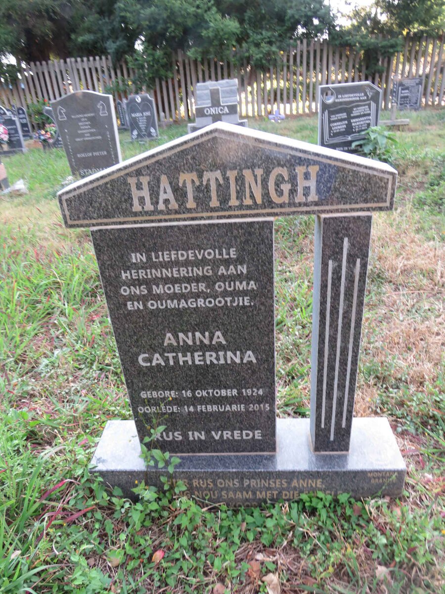 HATTINGH Anna Catherina 1924-2015
