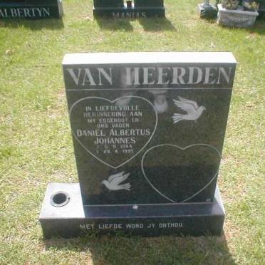 HEERDEN Daniel Albertus Johannes, van 1944-1995