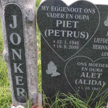 JONKER Petrus 1946-2009 &amp; Alida 1947-