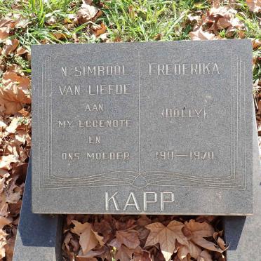 KAPP Frederika 1911-1970