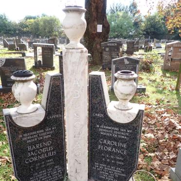 LABUSCHAGNE Barend Jacobus Cornelius 1945-2000 &amp; Caroline Florance 1945-2002