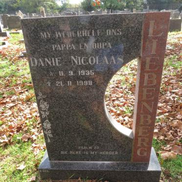 LIEBENBERG Danie Nicolaas 1935-1998