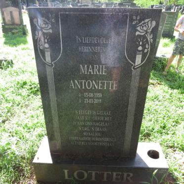 LOTTER Marie Antonette 1959-2011