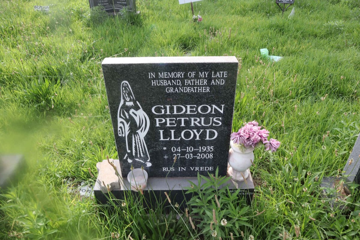 LLOYD Gideon Petrus 1935-2008