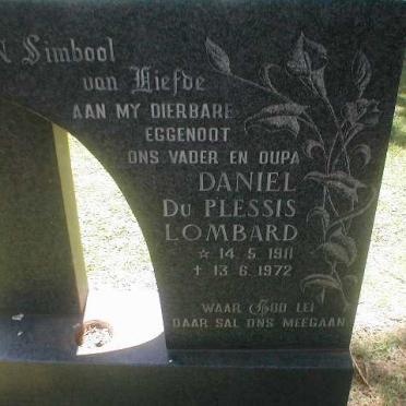 LOMBARD David du Plessis 1911-1972