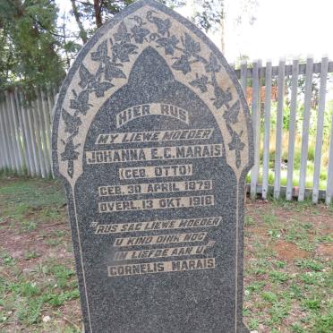 MARAIS Johanna E.C. nee OTTO 1879-1918
