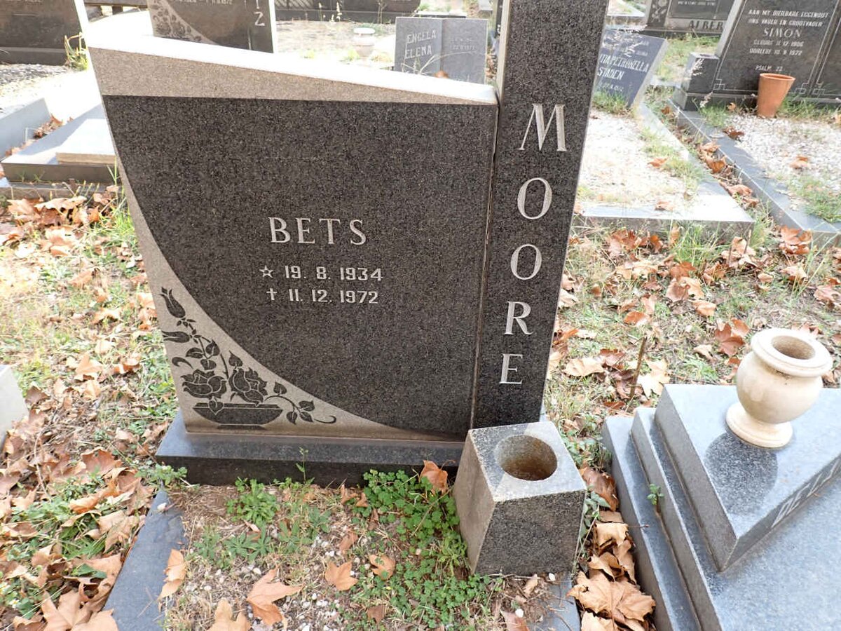 MOORE Bets 1934-1972