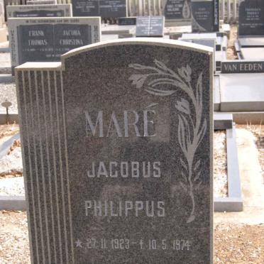 MARÉ Jacobus Philippus 1923-1974