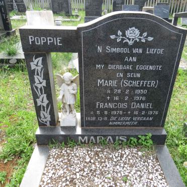 MARAIS Marie nee SCHEFFER 1950-1976 :: MARAIS Francois Daniel 1975-1976