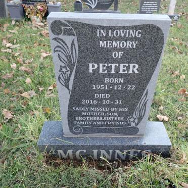 MCINNES Peter 1951-2016