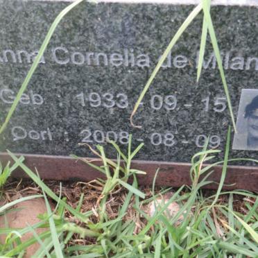 MILANDER Anna Cornelia, de 1933-2008