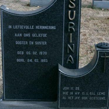 MERWE Surina, van der 1970-1993