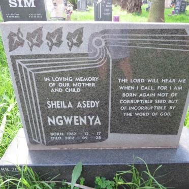 NGWENYA Sheila Asedy 1962-2012