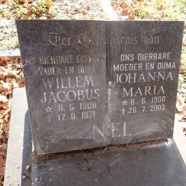 NEL Willem Jacobus 1900-1971 &amp; Johanna Maria 1906-2003