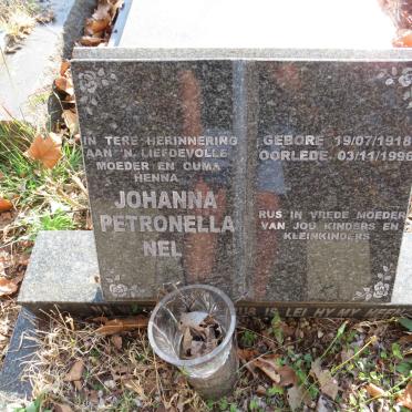 NEL Johanna Petronella 1918-1996