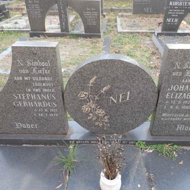 NEL Stephanus Gerhardus 1921-1972 &amp; Johanna Elizabetha 1923-1980