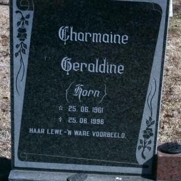 NYSSCHEN Charmaine Geraldine, de nee HORN 1961-1996
