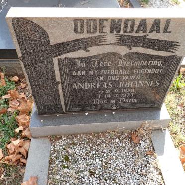 ODENDAAL Andreas Johannes 1929-1973