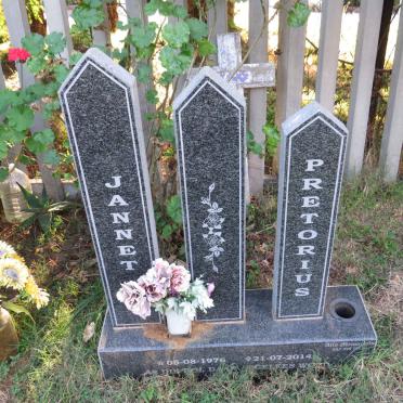 PRETORIUS Janet 1976-2014