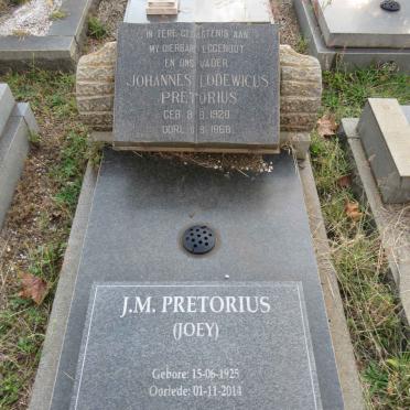 PRETORIUS Johannes Lodevicus 1920-1968 J.M. 1925-2014
