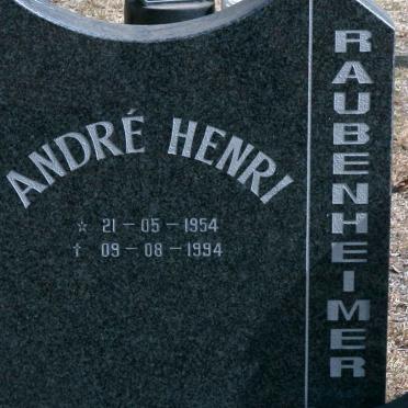 RAUBENHEIMER André Henri 1954-1994