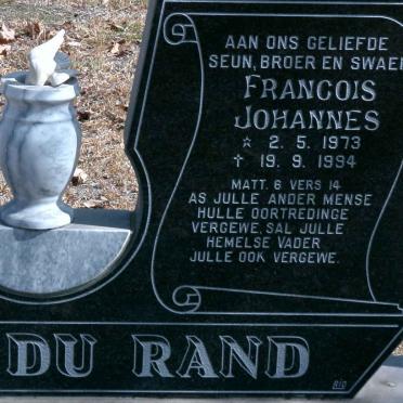 RAND Francois Johannes, du 1973-1994