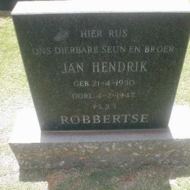 ROBBERTSE Jan Hendrik 1930-1947