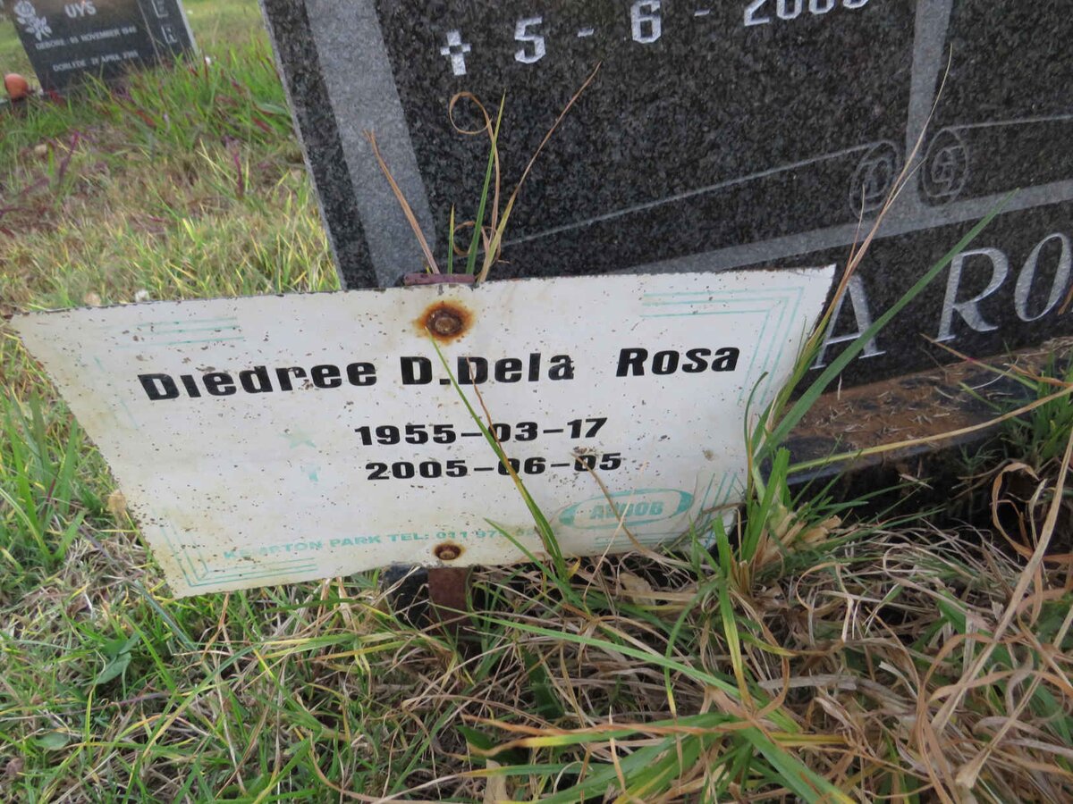 ROSA Diedree D., de la 1955-2005