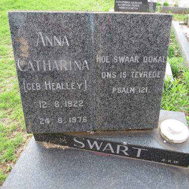 SWART Anna Catharina nee HEALLEY 1922-1976