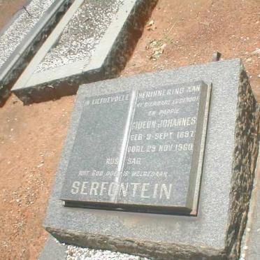 SERFONTEIN Gideon Johannes 1897-1960