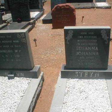 STEYN Cornelius W.P. 1894-1970 &amp; Susanna Johanna SWART 192?-1983