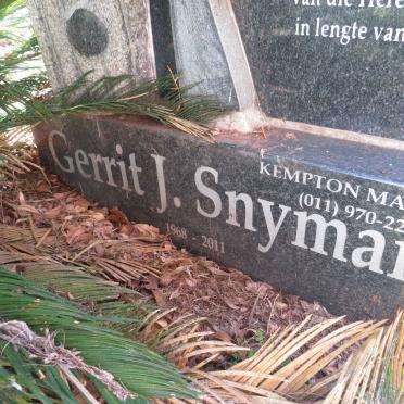 SNYMAN Gerrit J. 1968-2011 _2