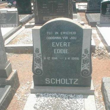 SCHOLTZ Evert Eddie 1914-1965