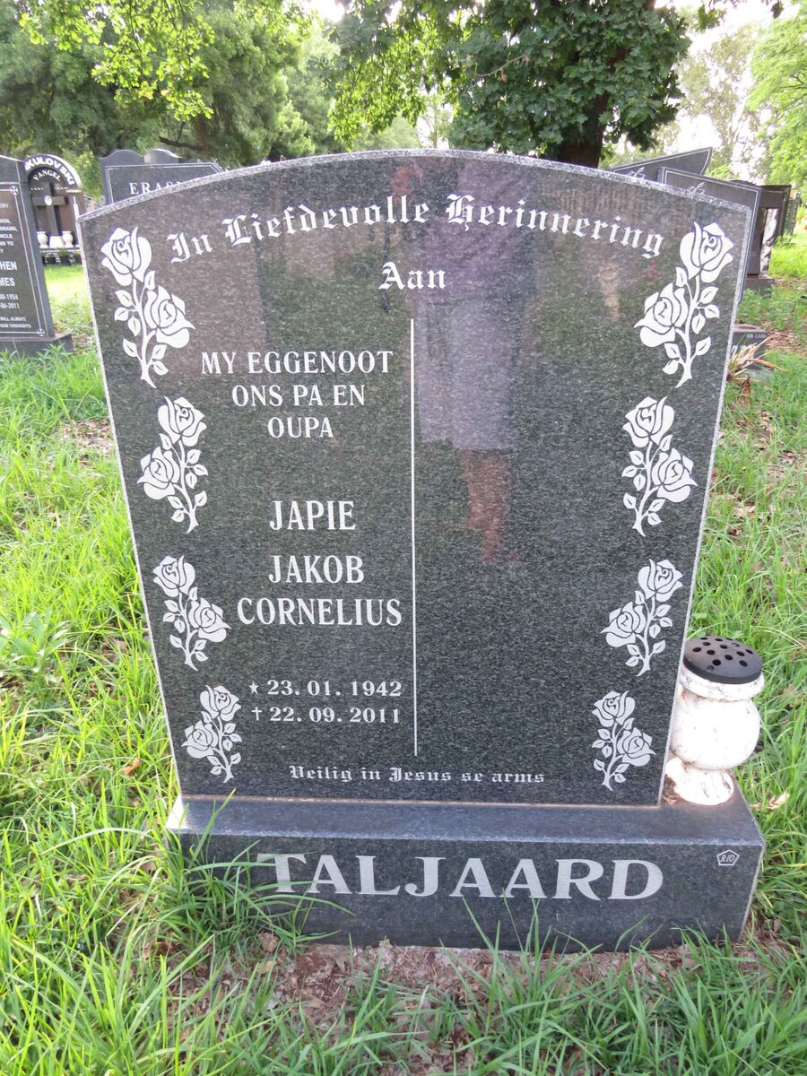 TALJAARD Japie Jakob Cornelius 1942-2011